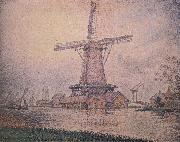 Le Moulin Holiandais a Edam Paul Signac